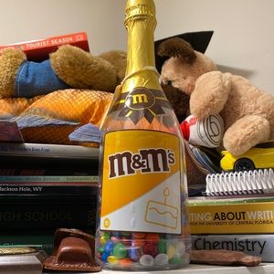 M&ms Champaign bottle